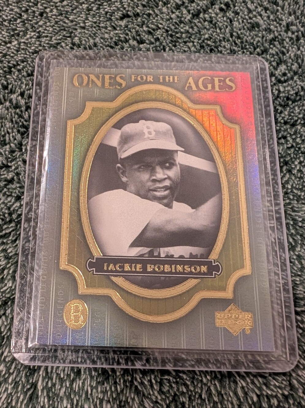 2000 Upper Deck Legends Jackie Robinson Ones for the Ages #O4 Dodgers HOF